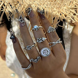 Alloy Statement Ring Set image 0