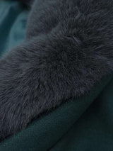 Elegant Coat with Faux Fur Collar image 3