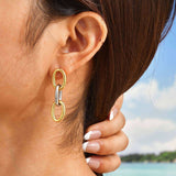 Chain Link Drop Earrings image 4