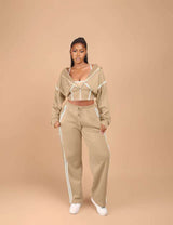 Stylish Blue Tracksuit with Stripes image 2