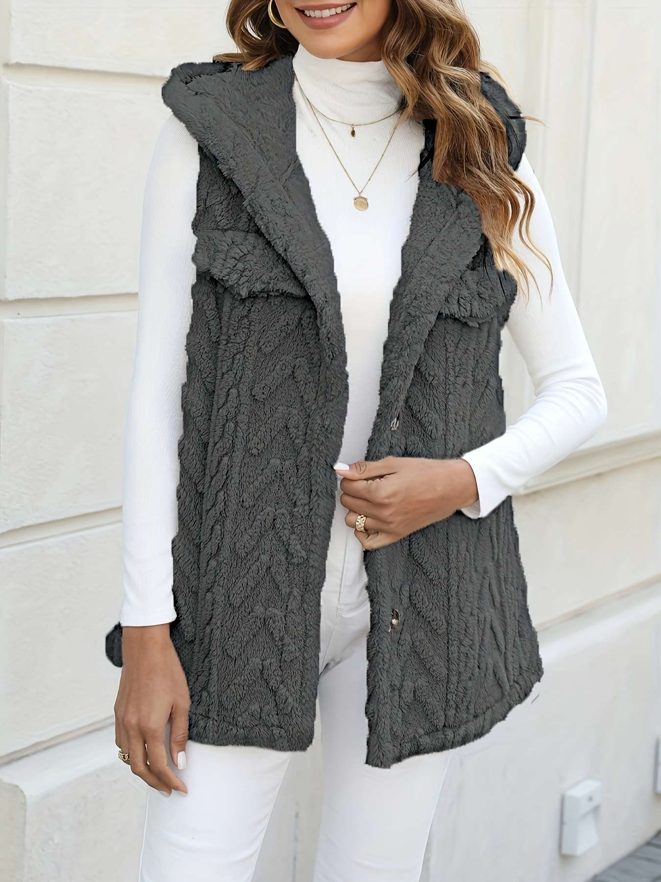 Winter Dreams Faux Fur Vest image 3
