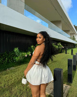 Halter Mini Dress with Cut-Out Detail image 2