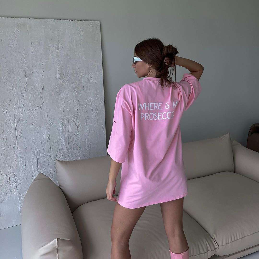 Oversized T-Shirt with Ripped Details image 3