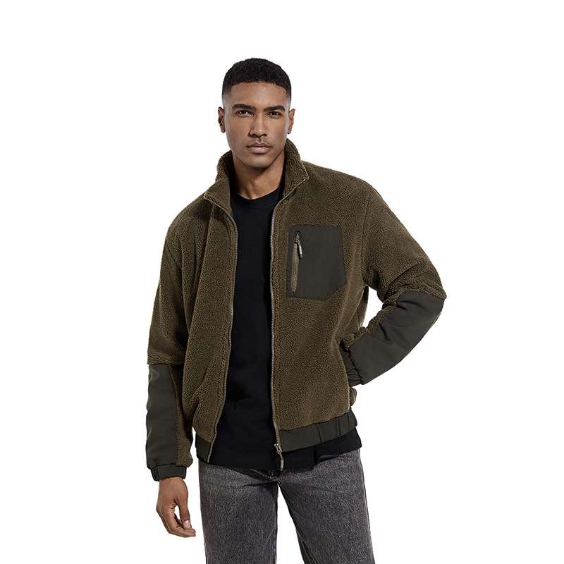 Full Zip Casual Jacket with Pockets for Men image 2