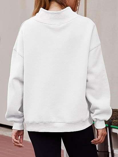 Long-sleeved High Neck Sweatshirt image 7