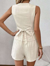 Elegant Sleeveless Suit image 4