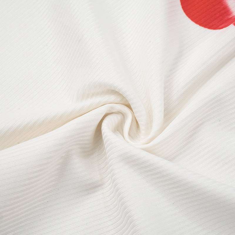 Cherry Embroidered Ringer Crop Top image 6