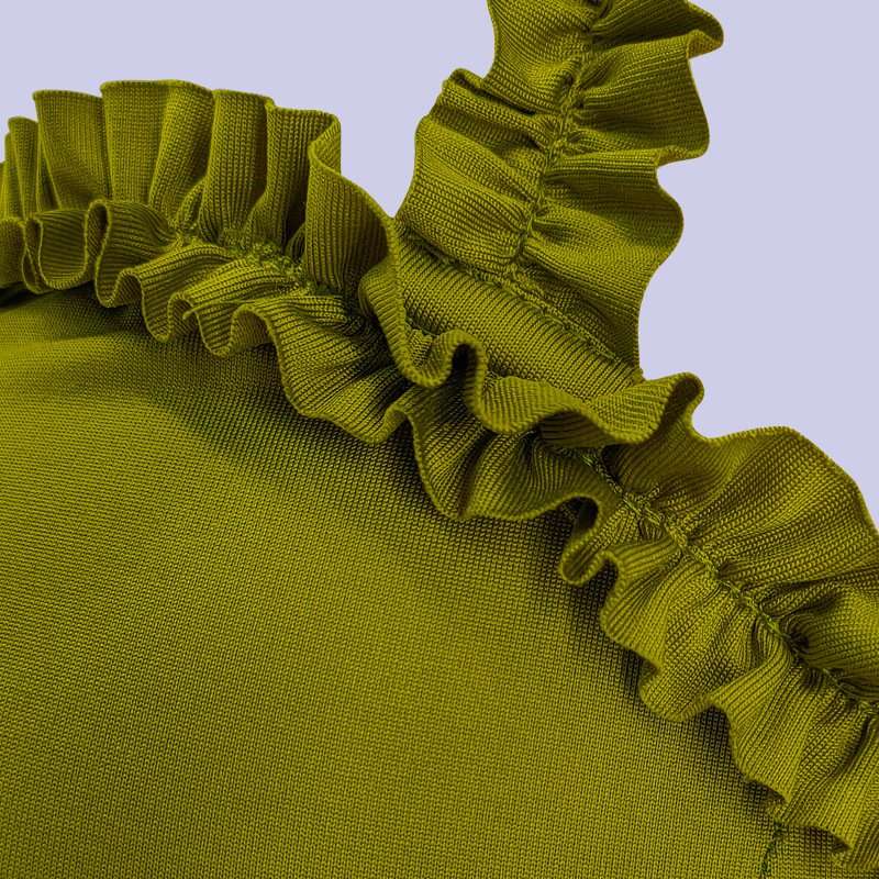 Halter Neck Asymmetrical Dress image 3