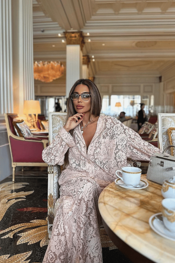 Midnight Glam Lace Ensemble image 5