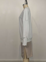 Fall Winter V Neck Top Skirt Set image 3