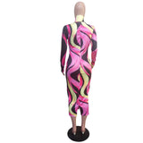 Abstract Print Slim Fit  Dress image 3