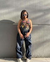 Graphic Cutout Tank Top image 1