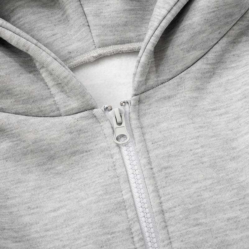 Cropped Corset Zipper Hoodie image 7