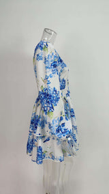 Floral Ruffled Dress image 2