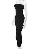 Classic Strapless Bodycon Midi Dress image 3