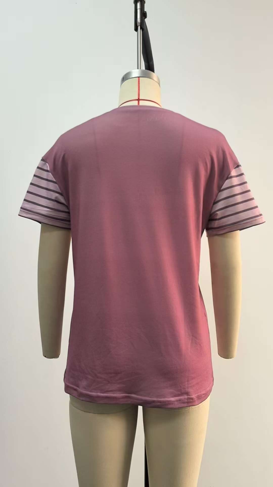 Colorblock Mixed Media Short-Sleeve T-Shirt image 7