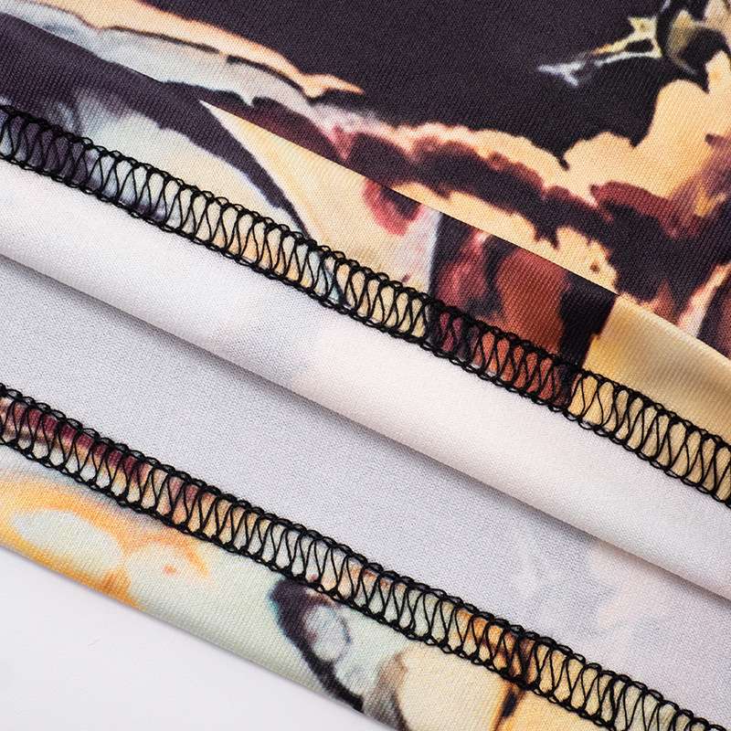 Abstract Print Wide-Leg Pants image 3