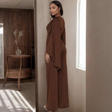 Cape-Style Set with Pleated Sleeves image 2