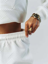 Textured Zip-Up Tracksuit Set image 5