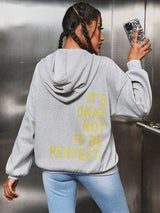 Oversized Hoodie OKAY NOT TO BE PERFECT image 6