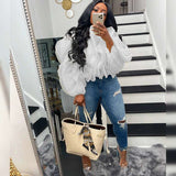 Cloud Nine Ruffle Blouse image 0