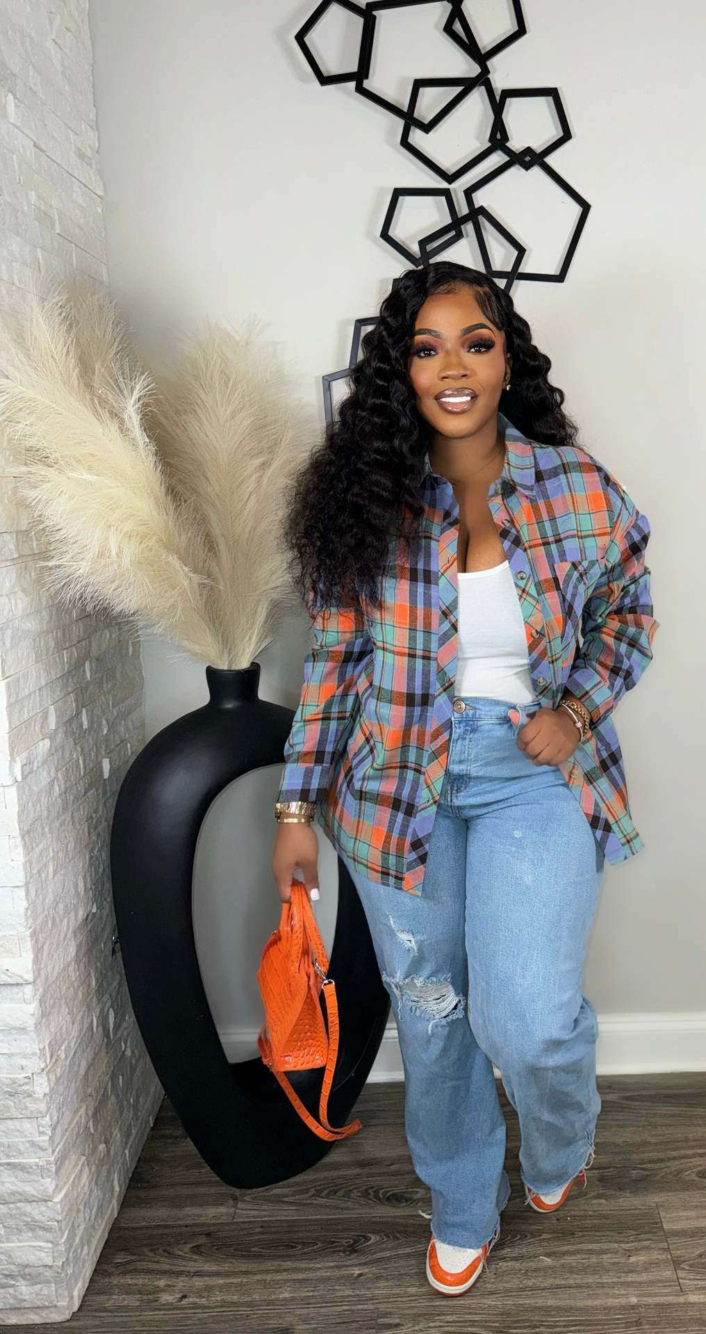 Fashion Casual Multicolor Shirt Jacket image 5