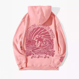 Tidal Wave Chill Hoodie - M, Pink image