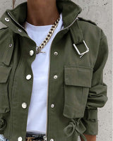 Cropped Retro Style Jacket image 6