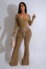 Sold Bodysuit & Pants Set - S, Arcadia Beige image