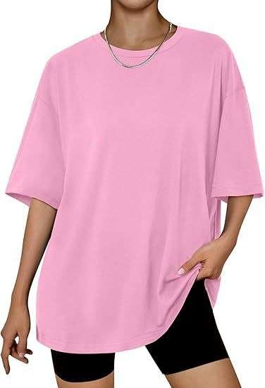Oversized Light T-Shirt - L, Pink image