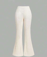 Ribbed Flare Pants image 1