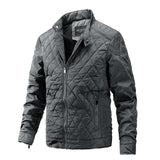 Solid Winter Down Jacket Quilted Jacket - XXL, Dark Grey image
