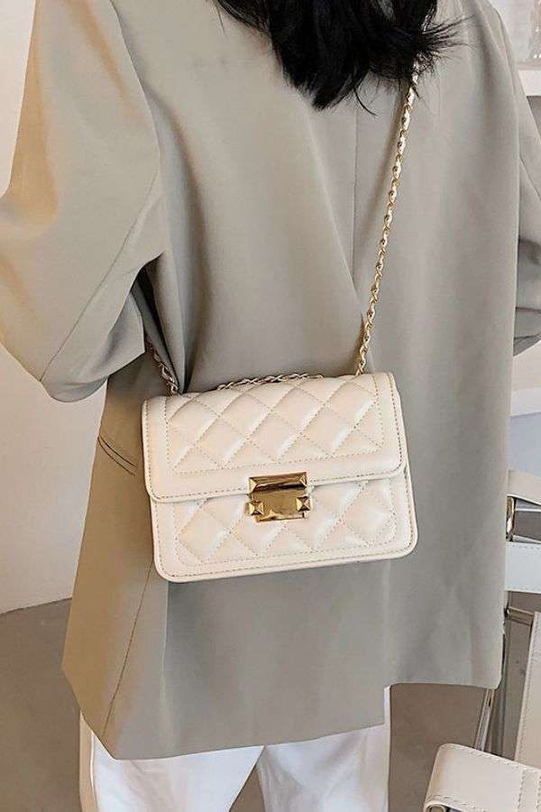 Quilted Crossbody Purse Chain Handbags image 0