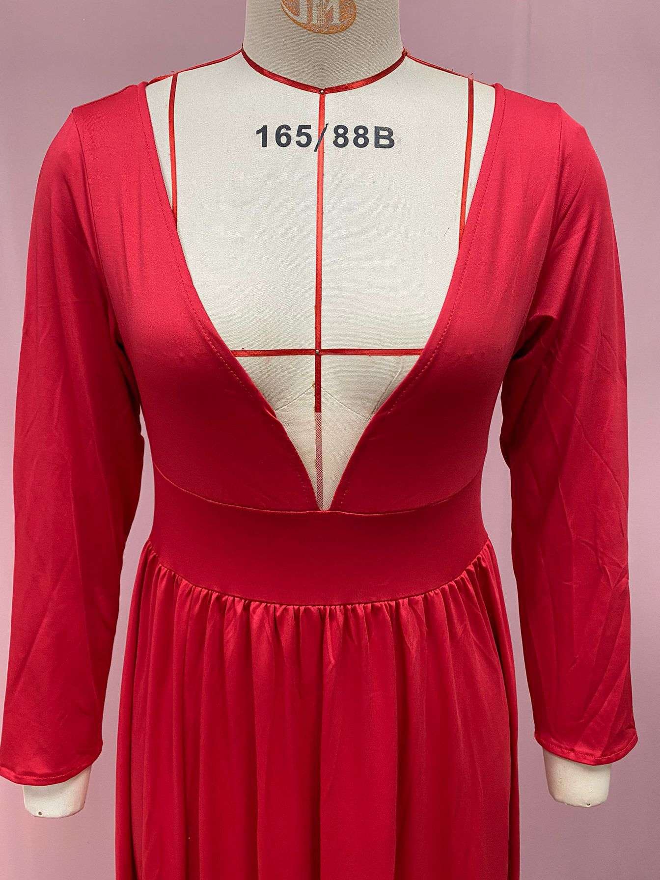 Fashion V-neck Prom Party Dress image 6