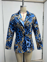 Chic Baroque Print Blazer Jacket image 4