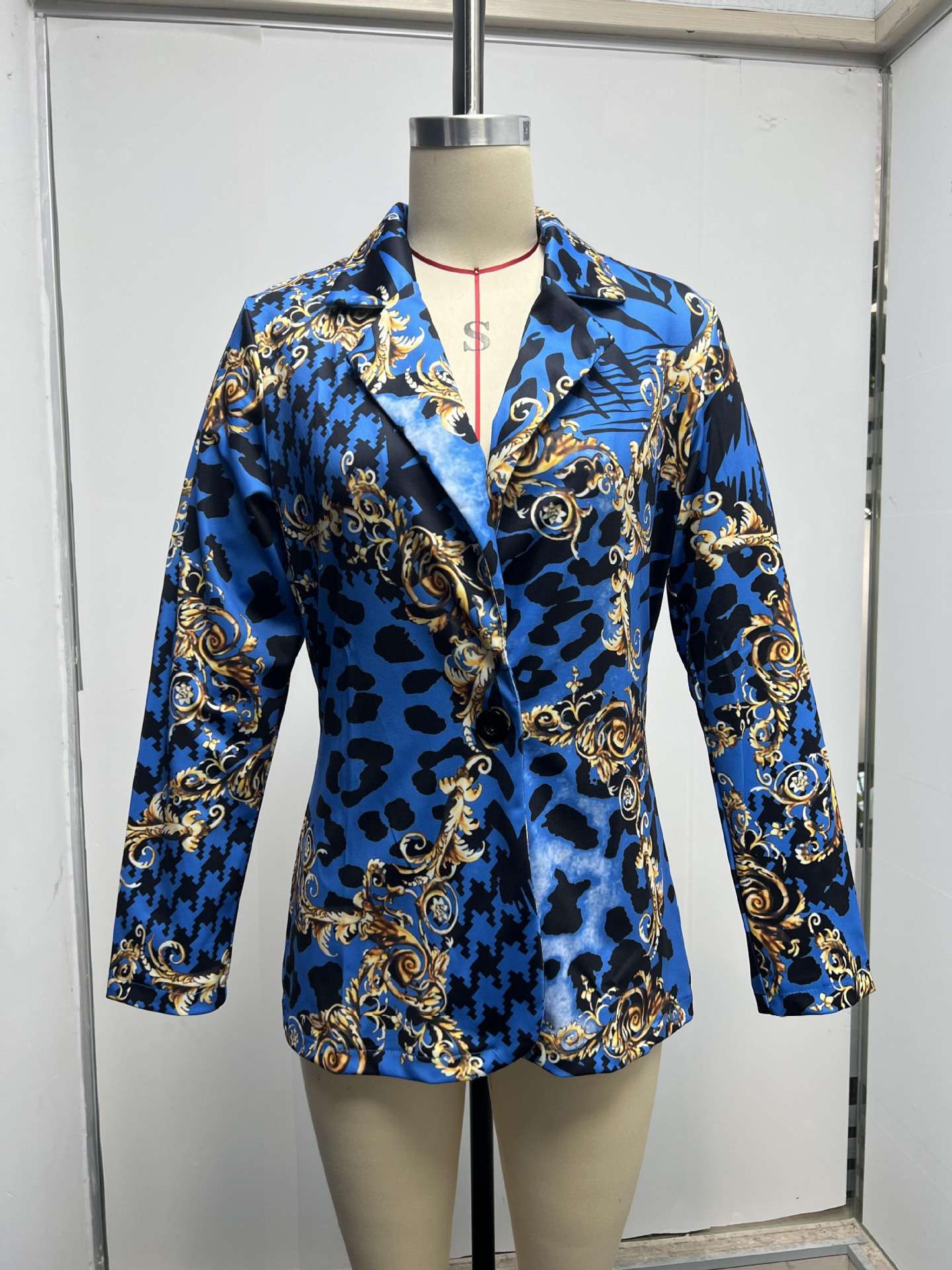 Chic Baroque Print Blazer Jacket image 4