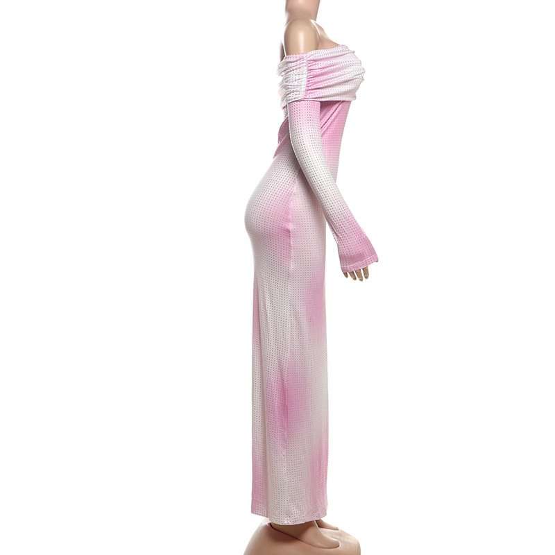 Elegant Off-Shoulder Sequin Maxi Dress image 4