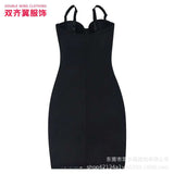 Black Bodycon Shapewear Dress image 4