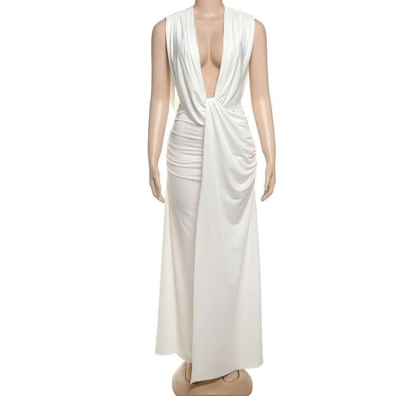 Elegant Draped Maxi Dress image 5