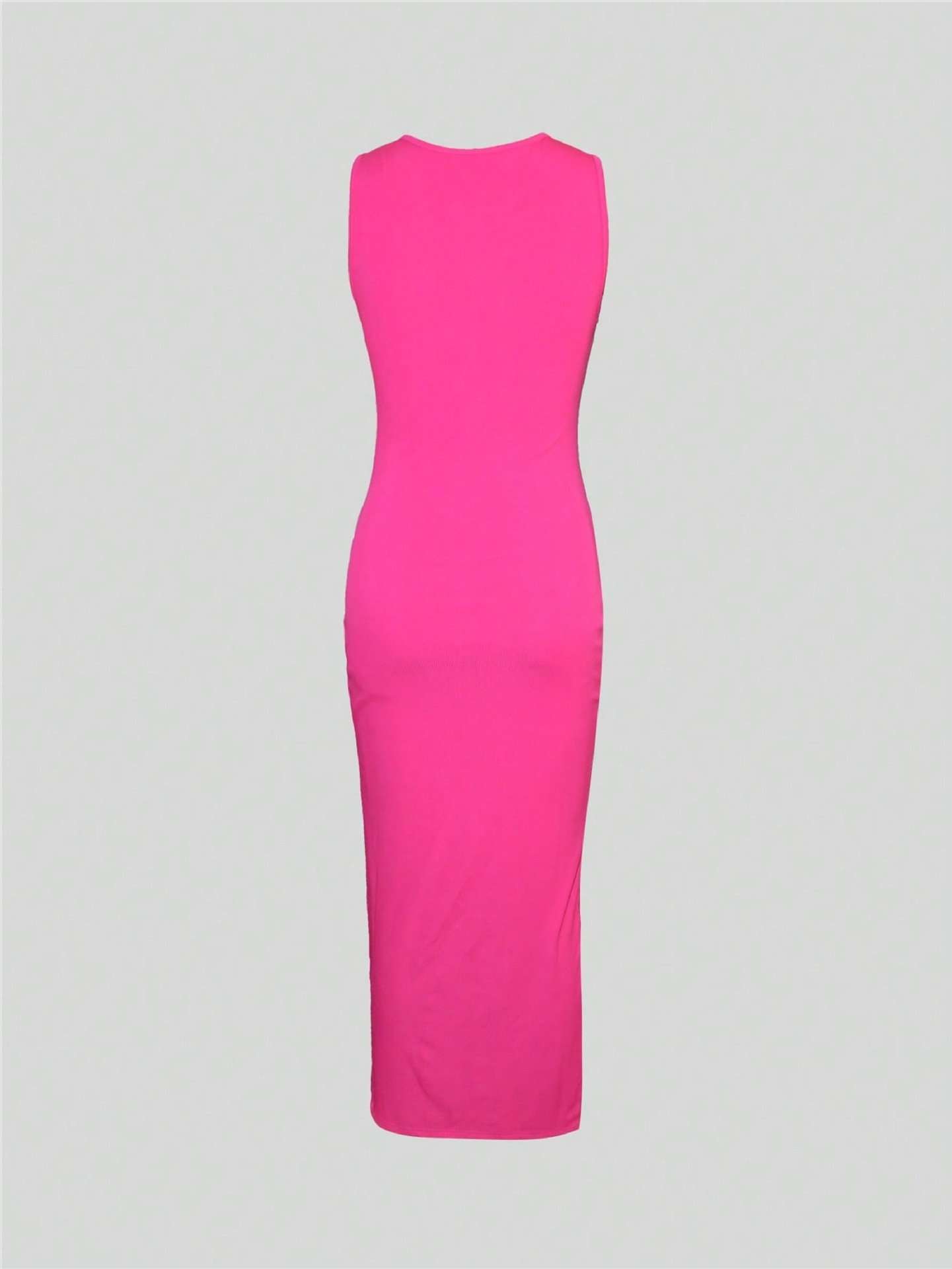 Button-Front Midi Dress image 3
