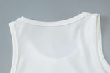 Casual White Tank Top image 3