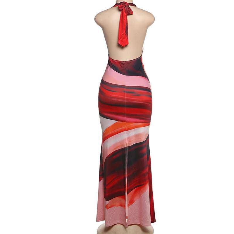Sunset Petal Maxi Dress image 4