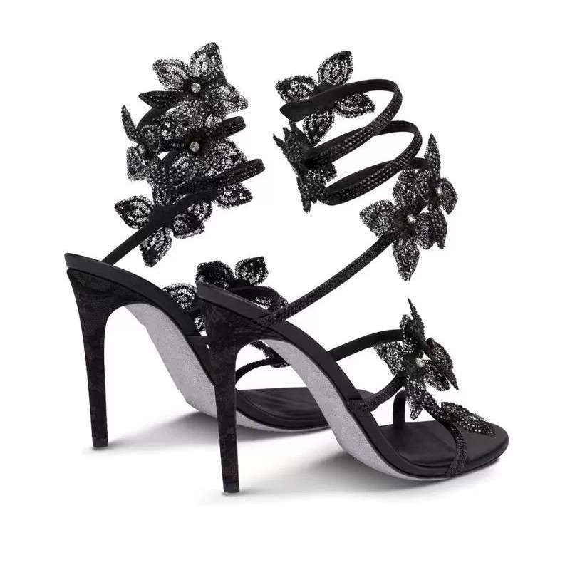 Floriane Honey Sandal - 7.5, Black image