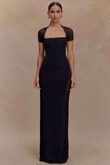 Elegant Evening Gown with Shoulder Detail image 0