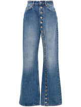 Denim Jean with One Leg Buttons Detail image 4