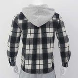 Casual Long Sleeve Shirt Jackets Hooded image 5