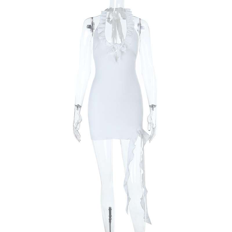 Chic White Ruffled Sundress image 4