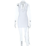 Chic White Ruffled Sundress image 4