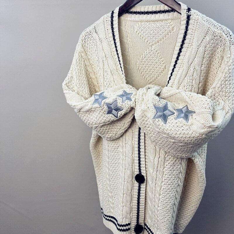 Cable-Knit Cardigan with Embellishments image 5