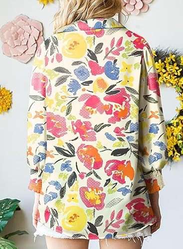 Long sleeve Floral print Casual Shirt image 6